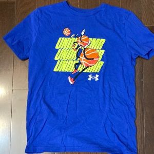 Kids boys Under Armour short sleeve shirt size youth Large